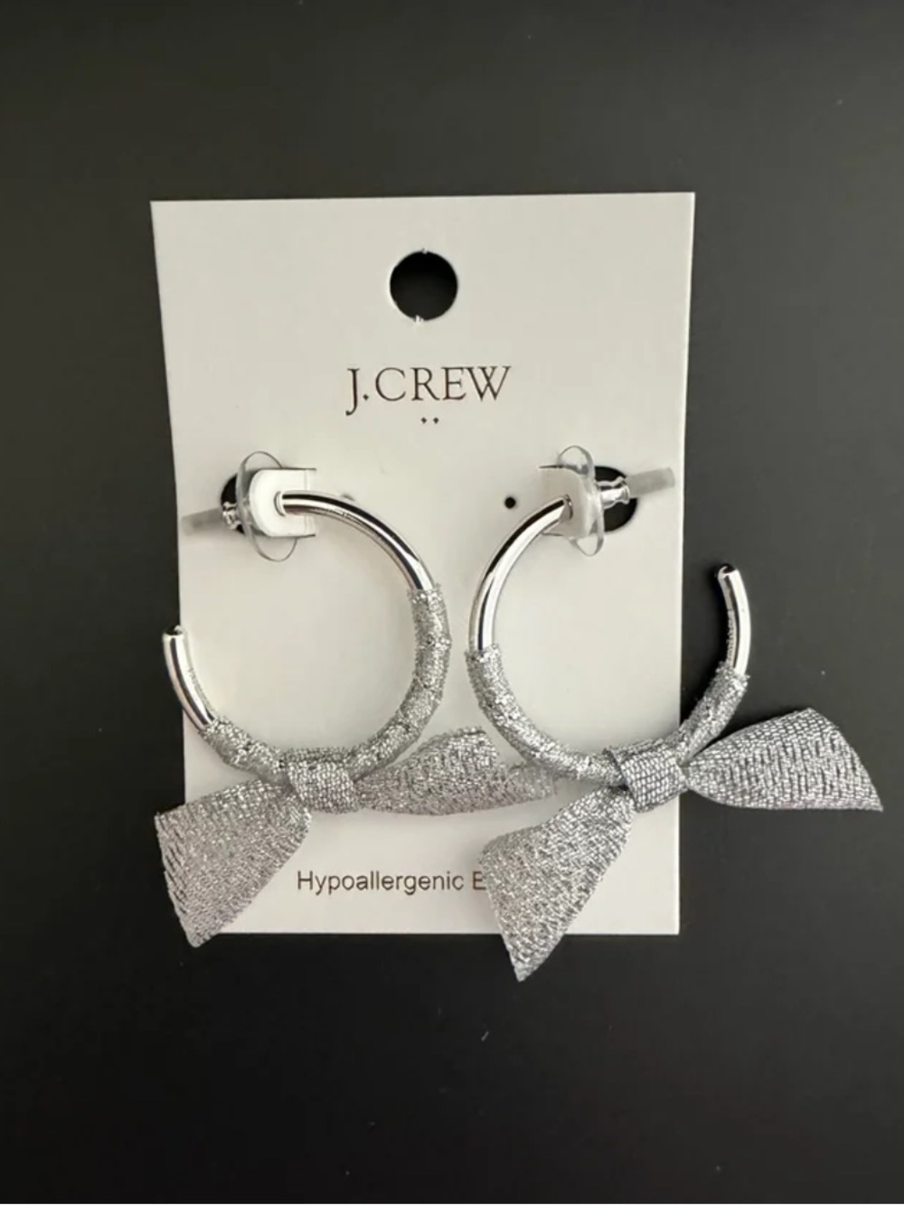 J. Crew Factory Ribbon Wrapped Hoops - Picture 8 of 8
